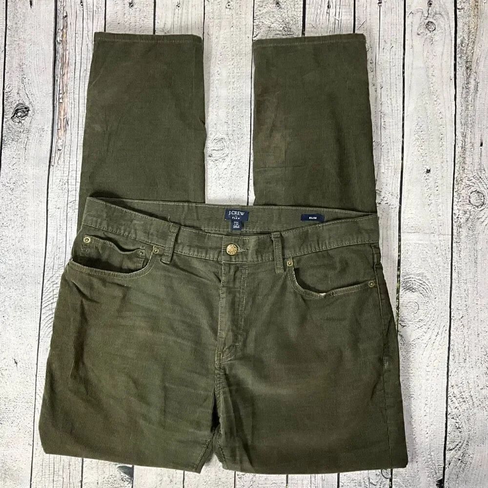 J. CREW Flex Slim Corduroy Pants